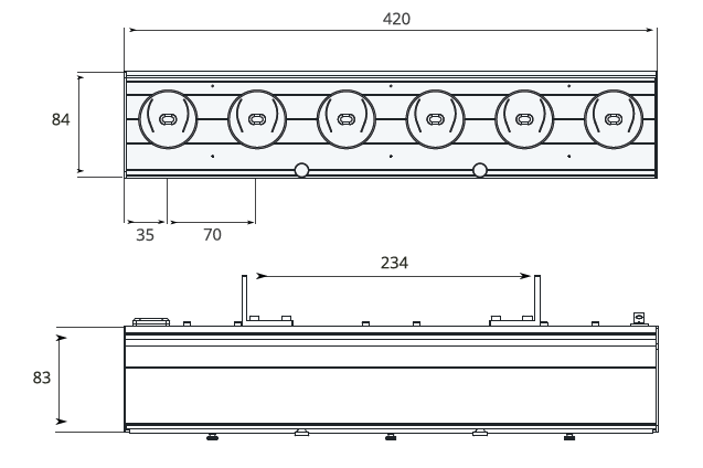 Specim HI400S Halogen Illumination Unit Dimensions Specim HI400S Halogen Illumination Unit Dimensions