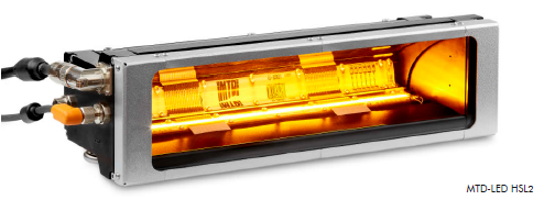 MTD-LED HSL2 SWIR hyperspectral light lengths table