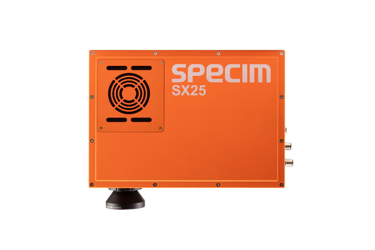 Specim SX25 hyperspectral camera top view