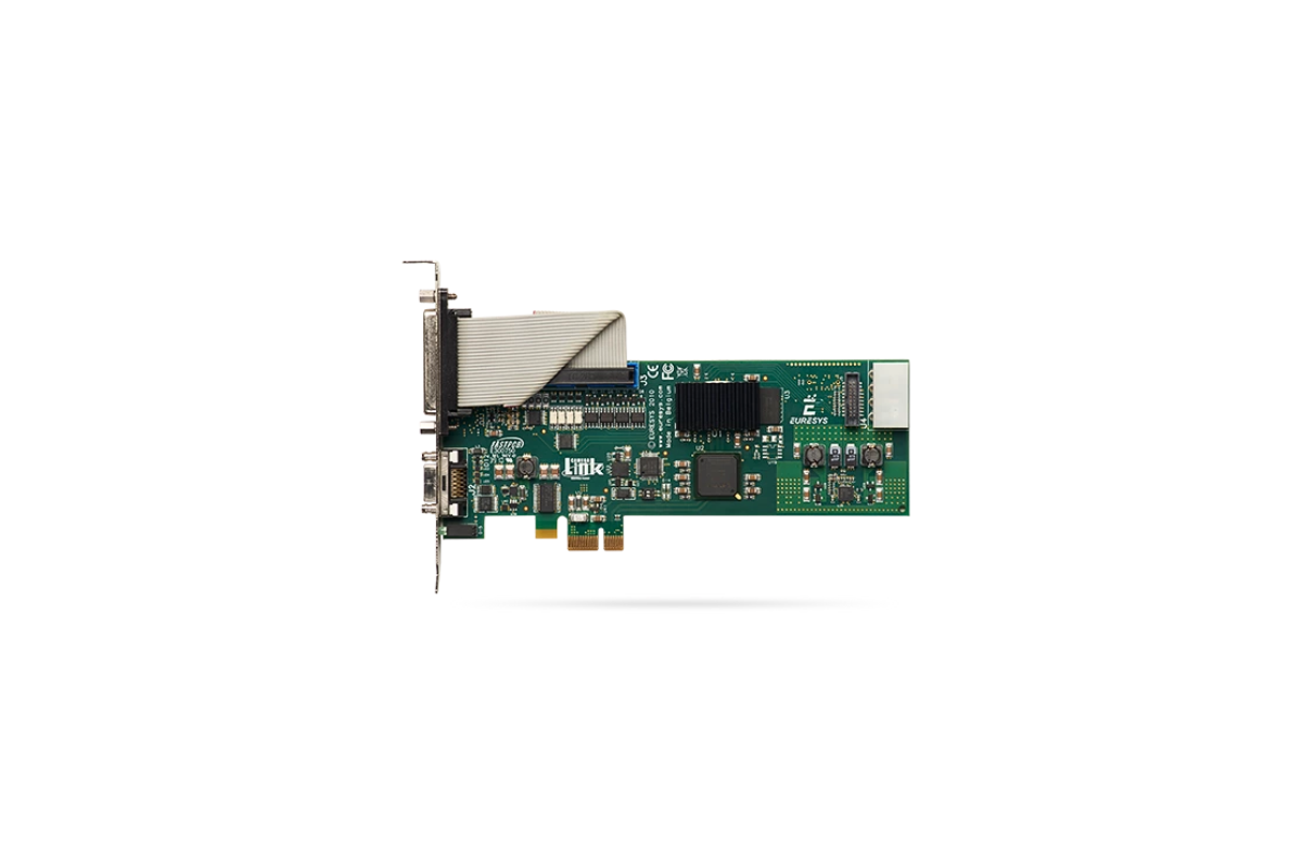 Euresys grablink base frame grabber front view 