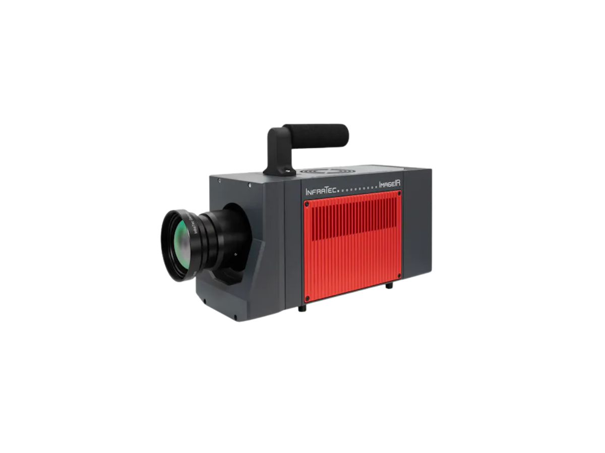 Infratec imageIR 12300 camera with objective lens, side view