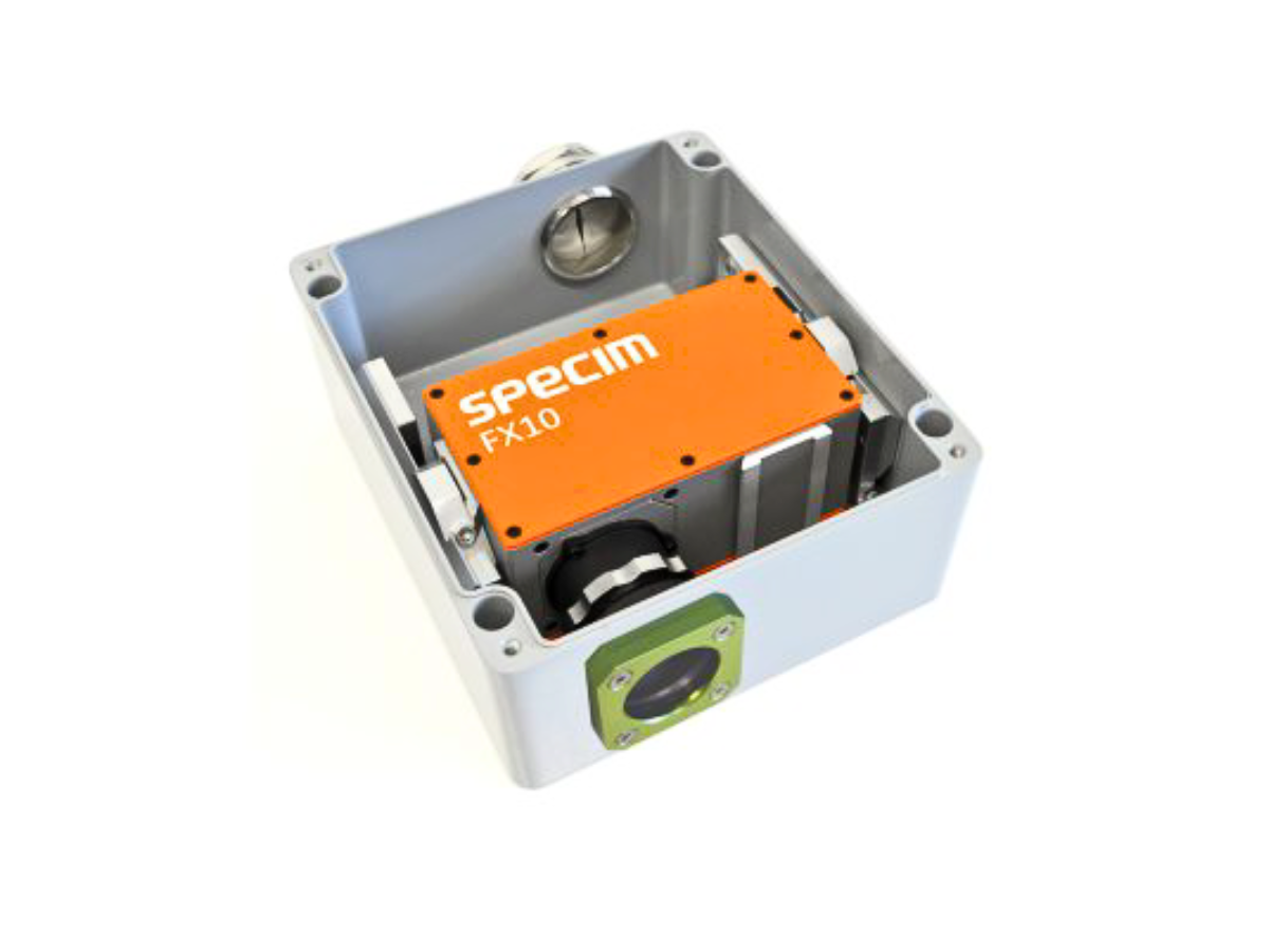 Specim FX10 camera inside Chameleon Enclosure