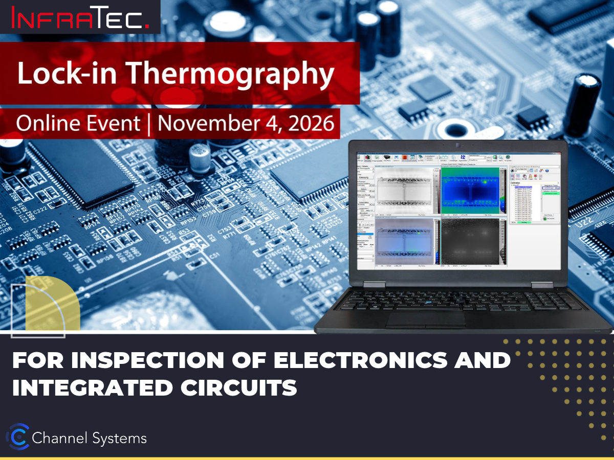 InfraTec lock-in thermography webinar event image