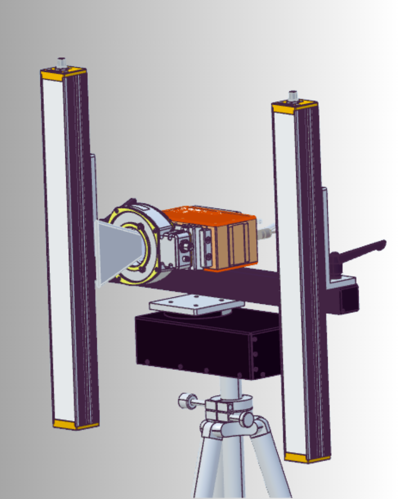 Design of a spectral camera with custom lights