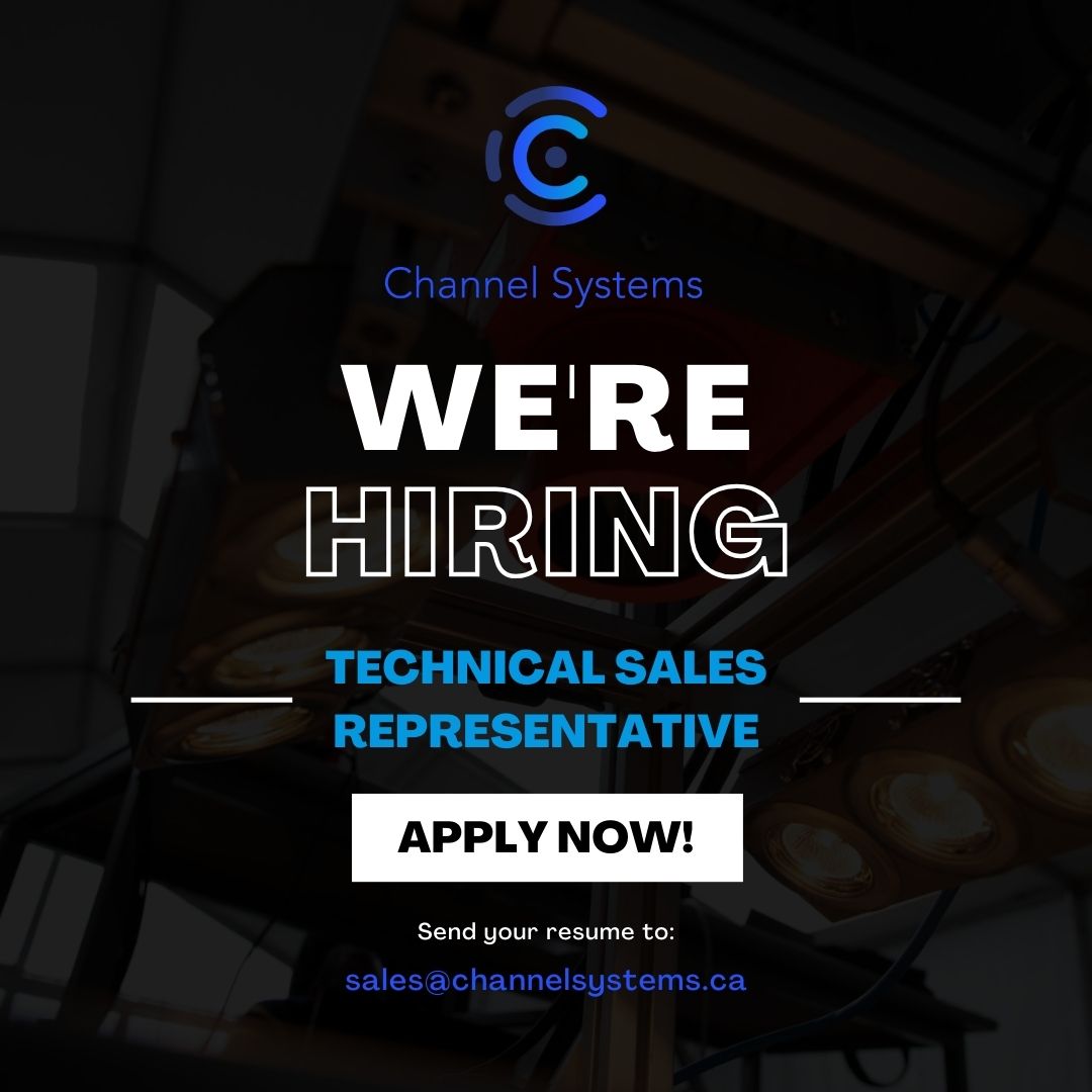 Channel Systems is hiring a technical sales representative